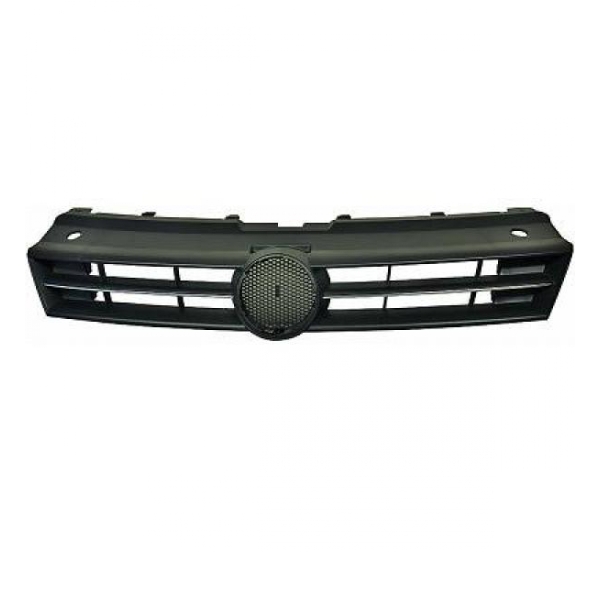 Kühlergitter Grill Gitter Schwarz +Chrom für VW Polo V (6R1, 6C1) ab 2009-2014