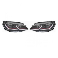 TFL Laufblinker D2S Xenon Scheinwerfer Set Schwarz Rote...