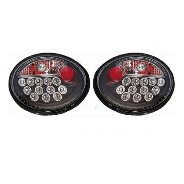 LED Rückleuchten Set Schwarz Klarglas für VW New Beetle (9C1, 1C1) ab 1998