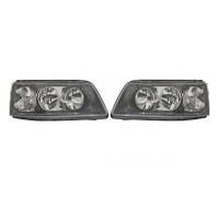 Set Scheinwerfer Schwarz H7/H1 für VW Multivan T5...