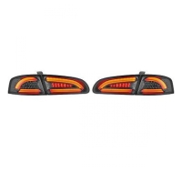 Set Lightbar LED Rückleuchten Schwarz klarglas...