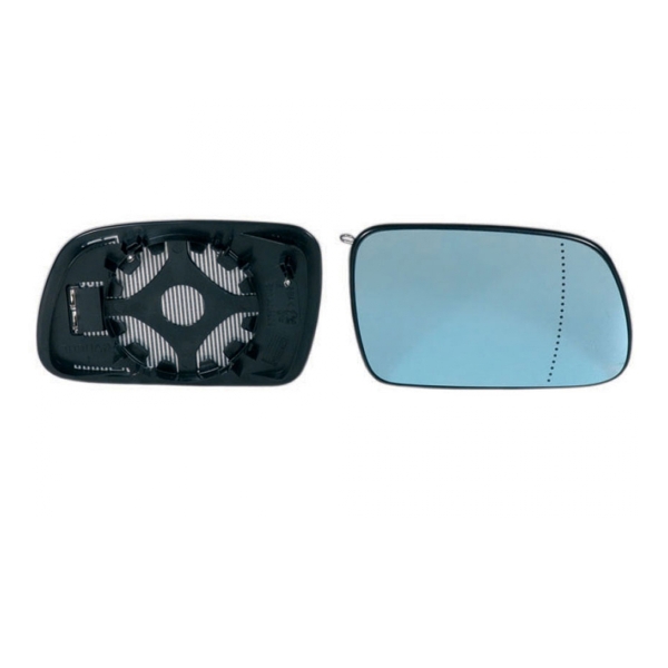 Spiegelglas rechts beheizbar blau getönt konvex für Citroën Xsara Peugeot 307