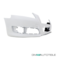 Lackiert LC9A pure White für Audi A3 8P 8PA Stoßstange vorne 08-12 Facelift ohne PDC/SRA 3-5-Türer