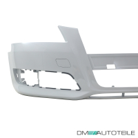 Lackiert LC9A pure White für Audi A3 8P 8PA Stoßstange vorne 08-12 Facelift ohne PDC/SRA 3-5-Türer