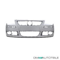 Lackiert LA7W Reflexsilber Metallic Stoßstange vorne für VW Polo 9N3 Facelift 05/2005-2009