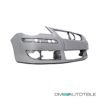 Lackiert LA7W Reflexsilber Metallic Stoßstange vorne für VW Polo 9N3 Facelift 05/2005-2009