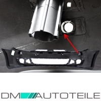 Lackiert LC9Z Black Magic Pearl Unfall Front Stoßstange Vorne für VW Golf VI 6 mit 4x PDC + SRA