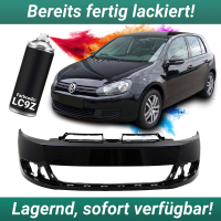 Lackiert LC9Z-Black Magic Pearl für VW Golf VI 6...