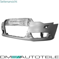 Lackiert LC9A Pure White Stoßstange vorne für Audi A6 4G C7 Limousine Avant ab 2010-2014