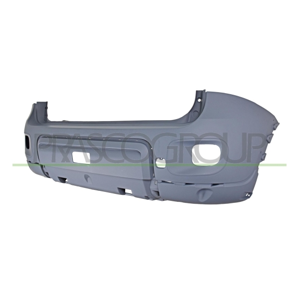 Stoßstange hinten grundiert für Zierleiste für Fiat Panda Trekking 4X4 ab 2012